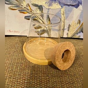 New Glass Cultivation Vase w/Cork Lid to propagate your plant cuttings.